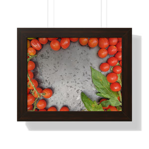 Cherry tomatoes, Framed Horizontal Poster