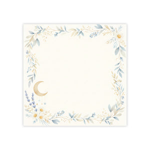 Moon & Wildflower Post-it Note Pads — Floral Sticky Notes for Desk, Planner & Gifts