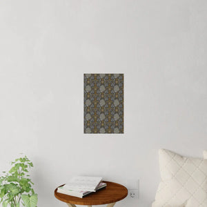 12 by 18 inch DipaliZ deco floral decal for an entryway wall