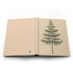 Evergreen tree hardcover journal - journals
