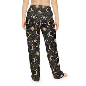 Celestial moon and stars pajama pants - pajamas