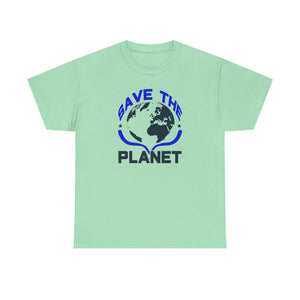 Save the planet, Earth Day, Unisex Heavy Cotton Tee