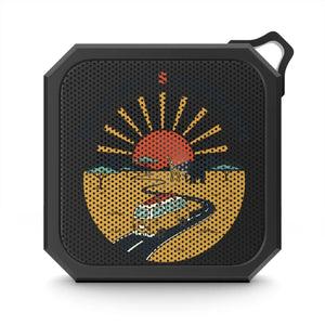 Outdoor bluetooth speaker – retro sunset adventure design - speakers