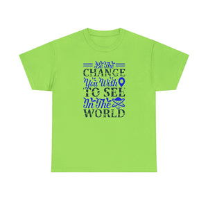 Be the change you want to see, Earth Day, Unisex Heavy Cotton Tee