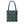 Evil Eye Floral Tote Bag – Boho Teal Printed Everyday Shopper