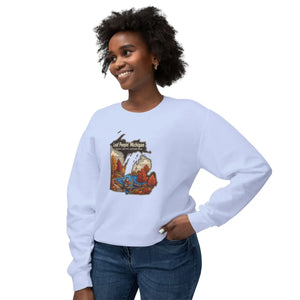 Leaf peeping michigan fall foliage crewneck sweatshirt - sweatshirts