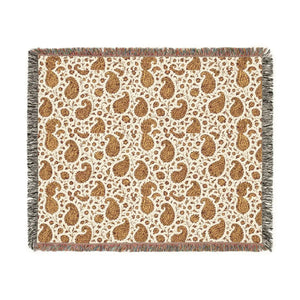 DipaliZ woven coverlet showing the pattern on both faces