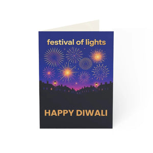Personalised Diwali fireworks greeting card by DipaliZ
