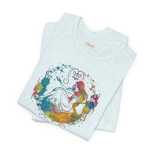 Virgo Zodiac sign, Unisex Jersey Short Sleeve Tee