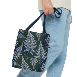 Fern Pattern Tote Bag — Botanical All-Over Print Canvas Tote