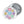 Smiley Heart Stars Pin Button — Cute Pastel Enamel-Look Badge