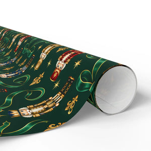 Luxury christmas wrapping paper – emerald green holiday gift wrap