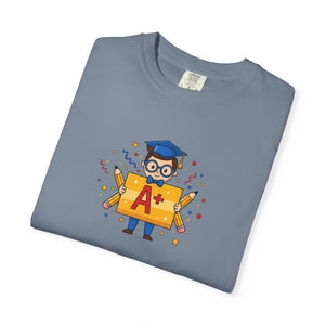 A+ Grad Owl T-Shirt — Cute Academic Graduation Tee for Students & Teachers
