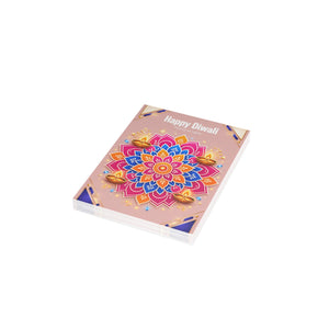 Personalized, Diwali Greeting Card — Happy Diwali Mandala Festival of Lights (Pack of 1/10/30/50)