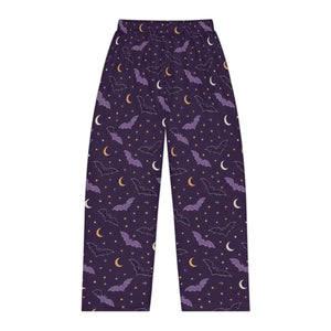 Bat Night Pajama Pants — Women's Halloween Sleepwear