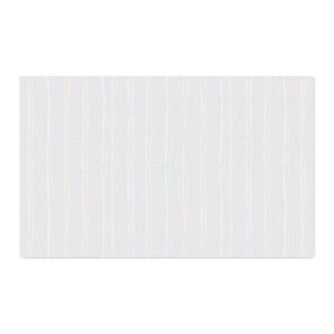 Navy & Gold Watercolor Stripe Fabric by the Yard — Spun Polyester