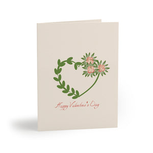 Pack of Valentine's day, Greeting cards with message (8, 16, and 24 pcs)