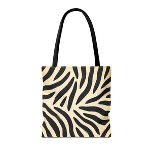 Zebra print tote bag - bags