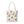 Tote Bag — Tropical Flamingo Palm Print Beach Tote