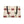 Holiday Arrow Weekender Tote Bag — Festive Red & Cream Travel Bag
