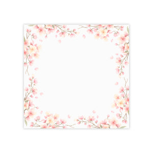 Floral Cherry Blossom Post-it Note Pad — Pink Blossom Sticky Notes
