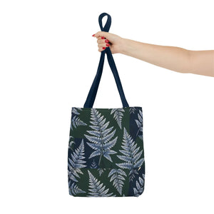 Fern Pattern Tote Bag — Botanical All-Over Print Canvas Tote