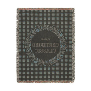 DipaliZ plaid blanket offered with Artwork and Photo finish options