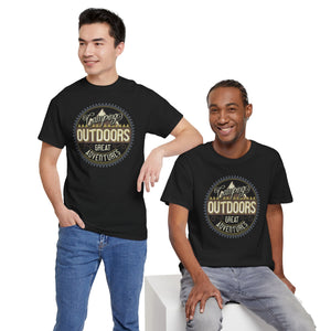 Camping, Outdoors Unisex Heavy Cotton Tee