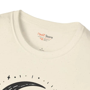 Mildly mystical black cat moon t-shirt - t-shirts