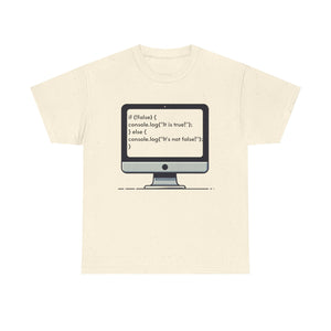 Javascript Programming, Unisex Heavy Cotton Tee