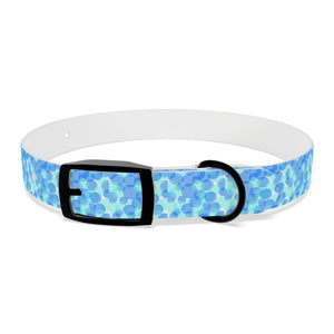 Blue spheres Dog Collar