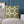 Green and Gold Geometric Floral Accent Pillow