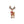 Kiss-cut vinyl decal – festive christmas reindeer with antlers - home decor decals