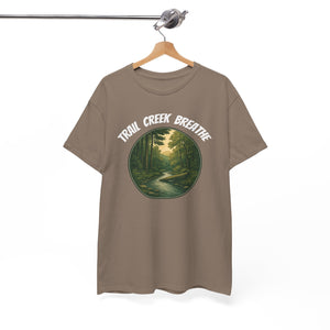 A creek in the woods, Unisex Heavy Cotton Tee
