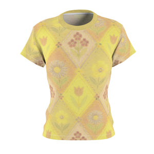 Women's Floral Vintage Pattern T-Shirt
