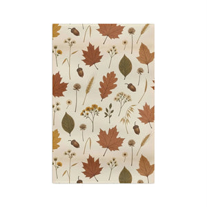 DipaliZ maple and acorn microfiber kitchen towel in warm earth tones