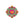 Colorful lotus mandala kiss-cut vinyl decal - home decor decals