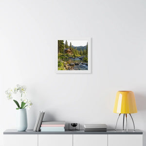 Dipaliz stream flowing framed poster museum paper - prints