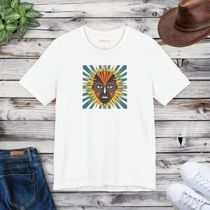 A painted face, Unisex Jersey Short Sleeve Tee