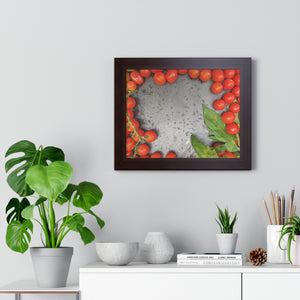 Cherry tomatoes, Framed Horizontal Poster