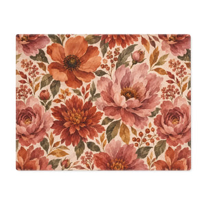 Autumn botanical leaves placemat - placemats