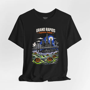 Grand rapids halloween skyline t-shirt - t-shirts
