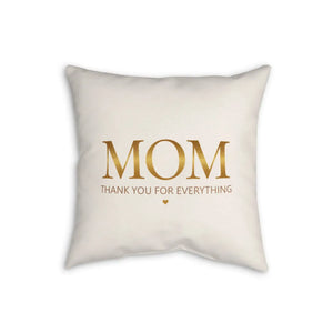 DipaliZ faux linen thank you cushion at 16 by 16 inches