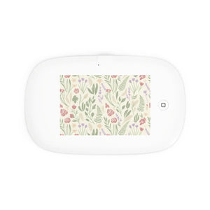 Floral uv phone sanitizer & wireless charging pad - chargers