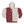 Holiday Split-Panel Hoodie — Burgundy & Cream Evergreen Pattern