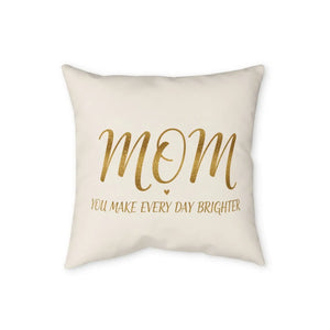 DipaliZ mom pillow shown in a square size from the five options listed