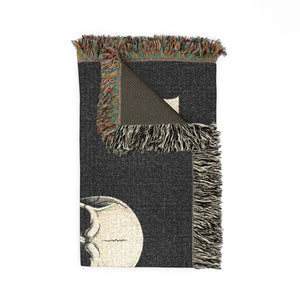 Bare Bones skeleton throw blanket by DipaliZ, brand new and made to order