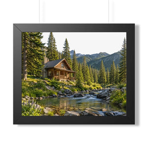 Dipaliz stream flowing framed poster museum paper - prints
