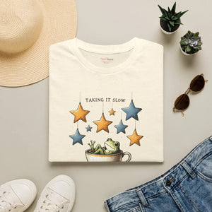 Take time to shine coffee star t-shirt - t-shirts