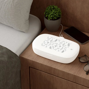Botanical uv phone sanitizer & wireless charging pad - chargers